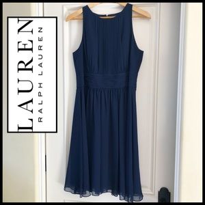 Ralph Lauren Evening Timeless Navy Blue Dress. 🆕